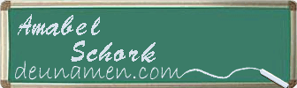 Amabel Schork Visitenkarte